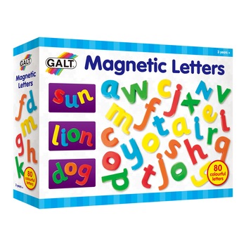 Set litere magnetice Galt, 80 piese Set litere magnetice Galt, 80 piese