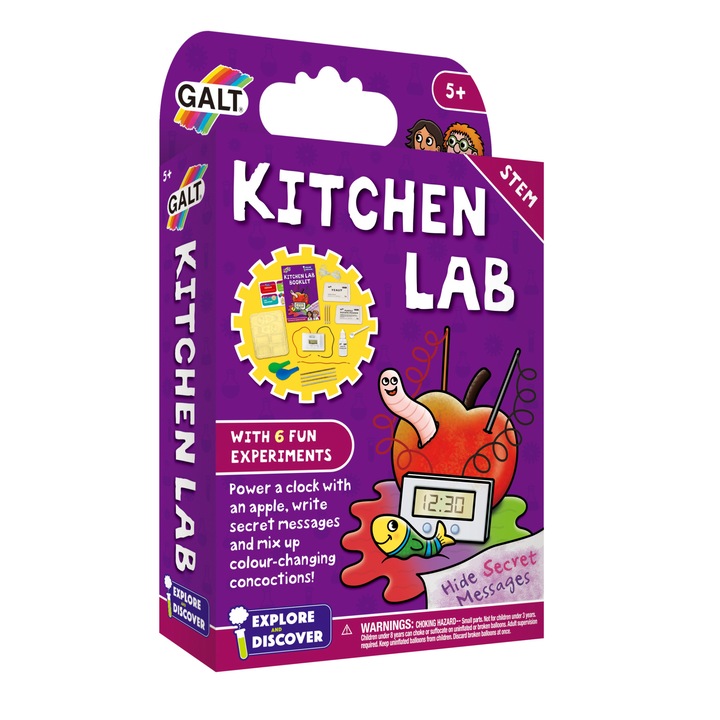 Kit pentru experimente Galt - Kitchen lab