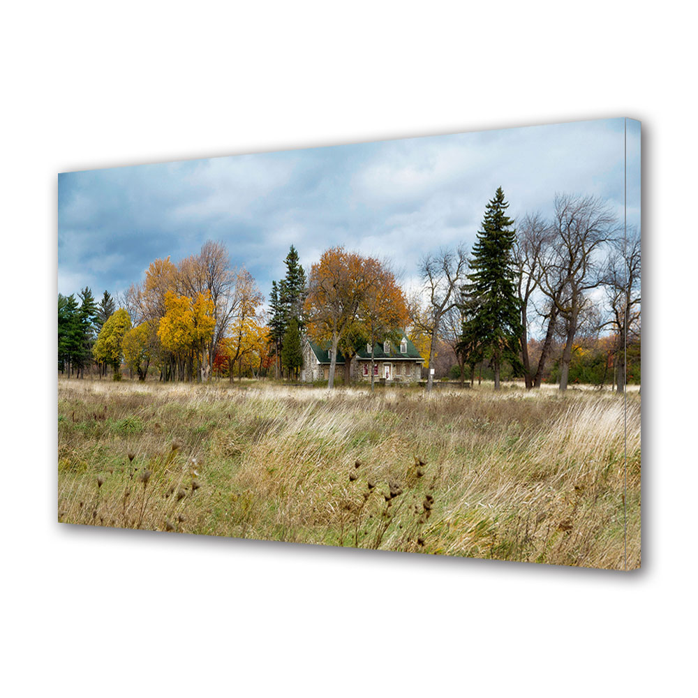 Tablou Canvas Luminos in intuneric VarioView LED, Toamna, Casuta ascunsa , 30 x 45 cm