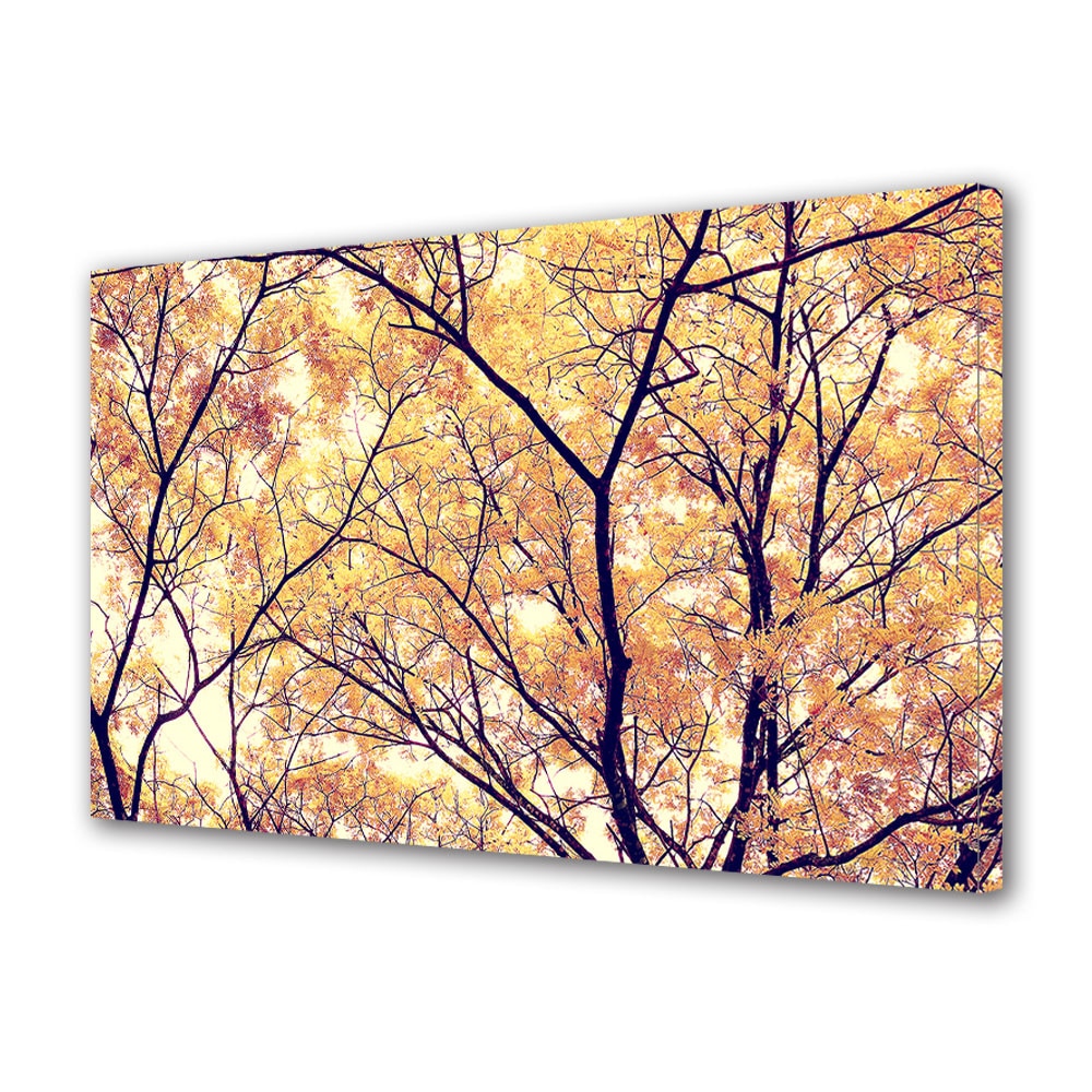 Tablou Canvas Luminos in intuneric VarioView LED, Toamna, Coroana in culori calde, 40 x 60 cm
