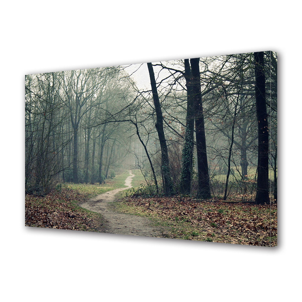 Tablou Canvas Luminos in intuneric VarioView LED, Toamna, Poteca serpuita spre padure, 30 x 45 cm