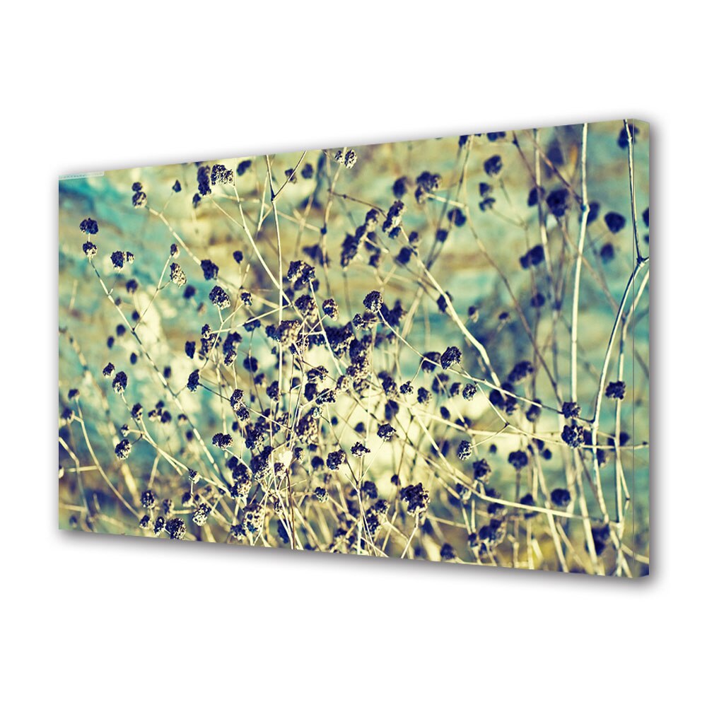 Tablou Canvas Luminos in intuneric VarioView LED, Toamna, Tulpini uscate de ierburi, 40 x 60 cm