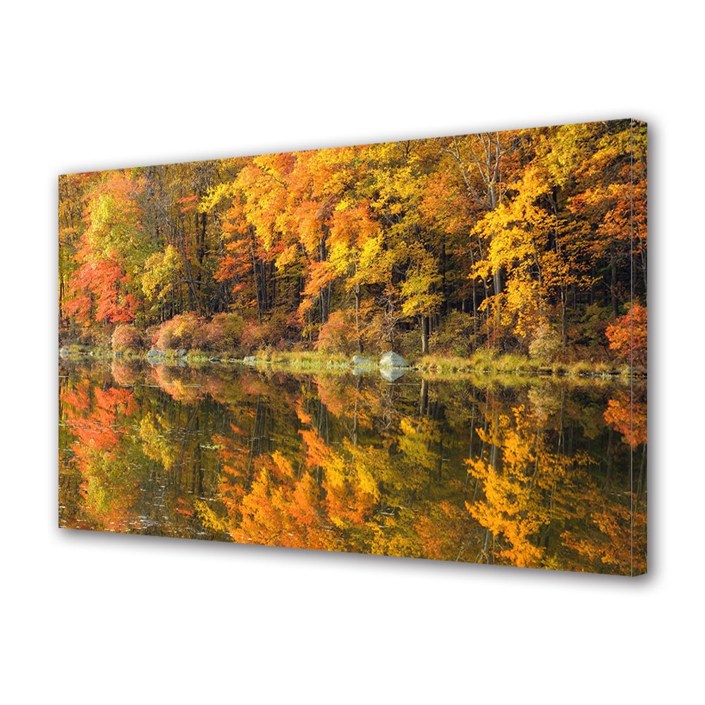 Tablou Canvas Luminos in intuneric VarioView LED, Toamna, Feerie colorata, 40 x 60 cm