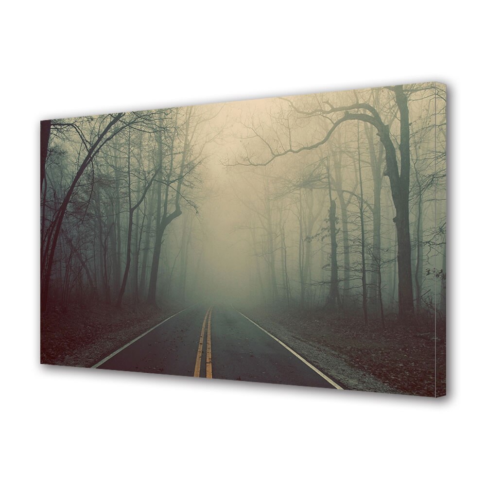Tablou Canvas Luminos in intuneric VarioView LED, Toamna, Mergand spre negura, 40 x 60 cm