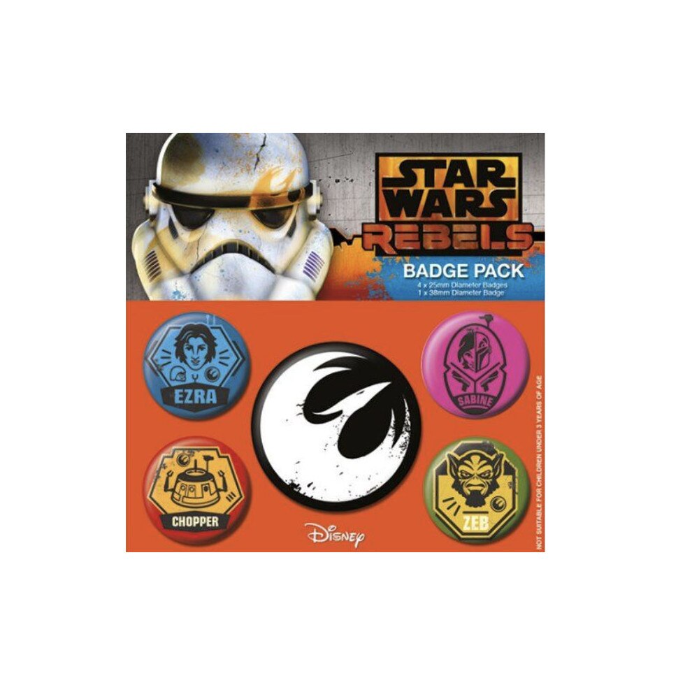 Set insigne Pyramid International - Star Wars - Rebels Pin Badge Pack