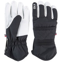 Manusi ski DLX Derigi, pentru femei, black, Alb/Negru, S