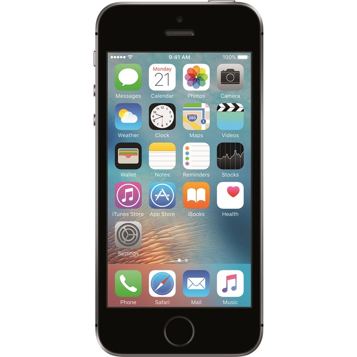 Telefon mobil Apple iPhone SE, 16GB, 4G, Space Gray