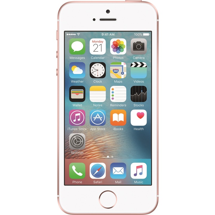 Telefon mobil Apple iPhone SE, 16GB, 4G, Rose Gold