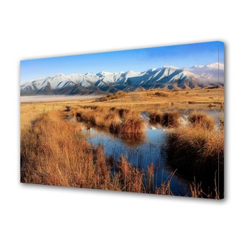 Tablou Canvas Luminos in intuneric VarioView LED, Toamna, Lac in campie, 30 x 45 cm Tablou Canvas Luminos in intuneric VarioView LED, Toamna, Lac in campie, 30 x 45 cm
