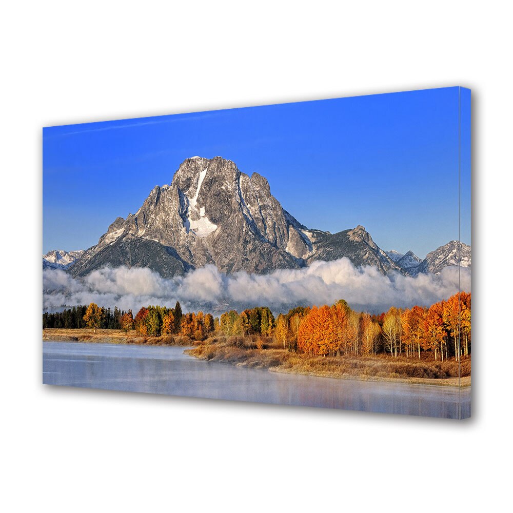 Tablou Canvas Luminos in intuneric VarioView LED, Toamna, Muntele impunator, 40 x 60 cm