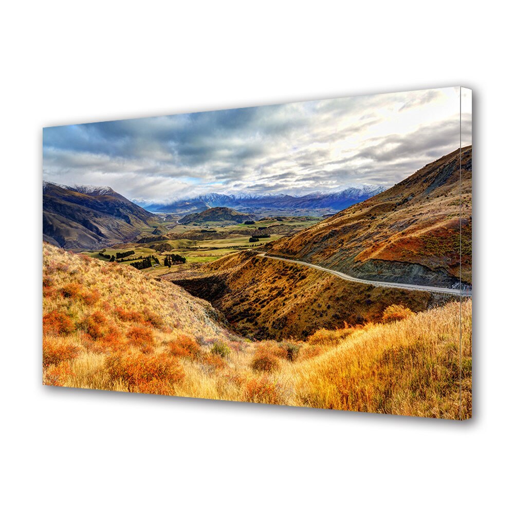 Tablou Canvas Luminos in intuneric VarioView LED, Toamna, Vale intinsa, 30 x 45 cm