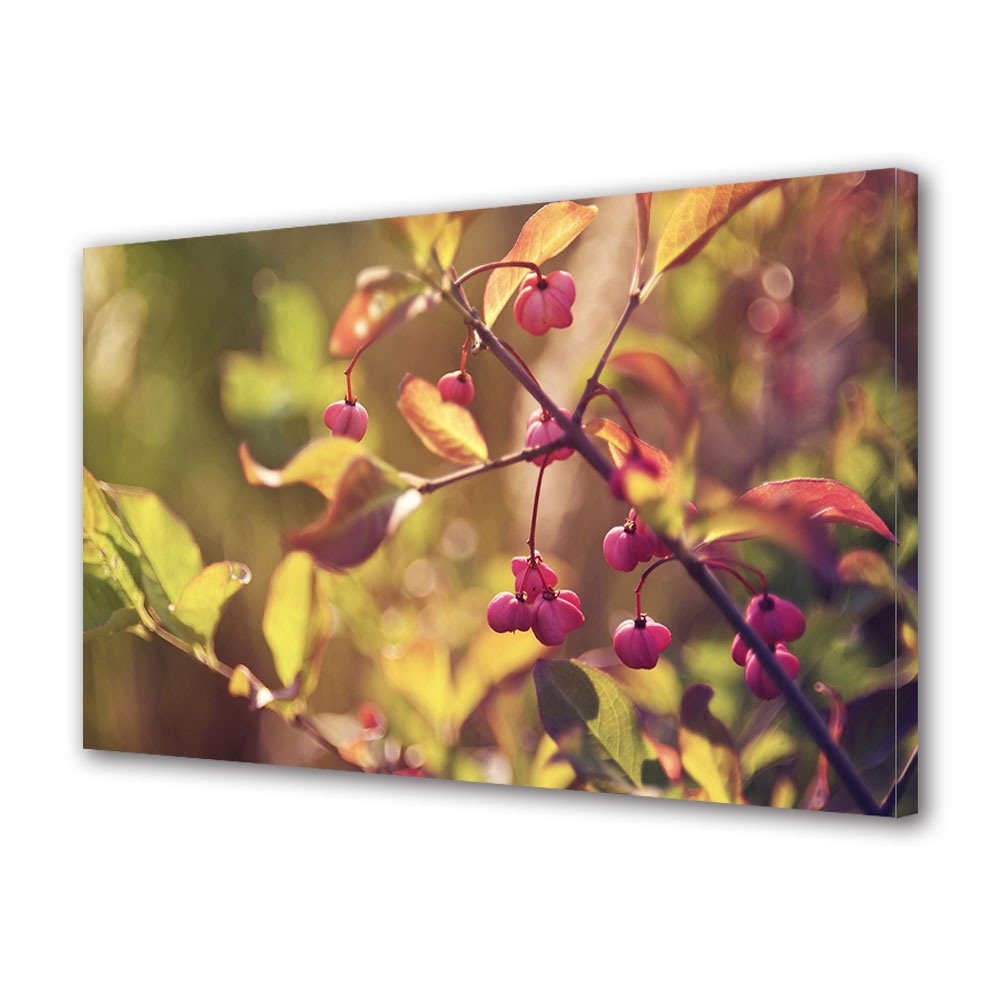 Tablou Canvas Luminos in intuneric VarioView LED, Toamna, Fructe de toamna tarzie, 40 x 60 cm