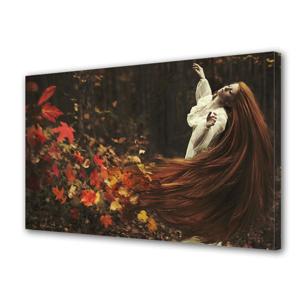 Tablou Canvas Luminos in intuneric VarioView LED, Toamna, Sufletul toamnei, 30 x 45 cm