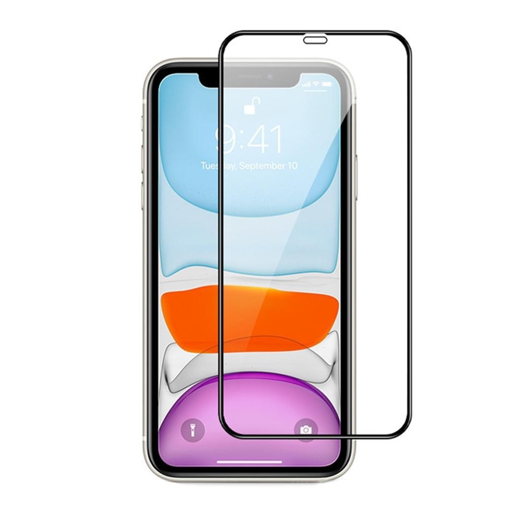 Folie de protectie pentru iPhone 12 PRO MAX, sticla securizata 10D, duritate 9H, full glue, fullscreen, negru, BBL1805