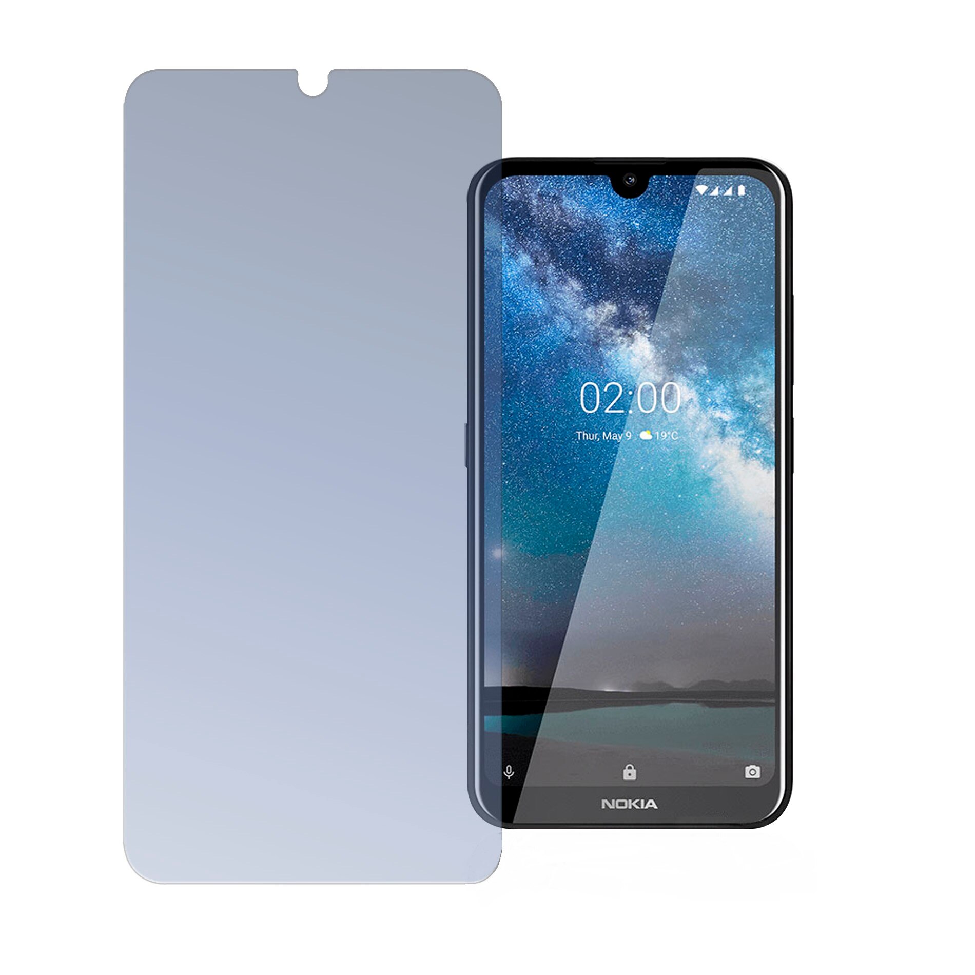 Folie de protectie din sticla temperata pentru Nokia 2.2, 4smarts Second Glass, transparent