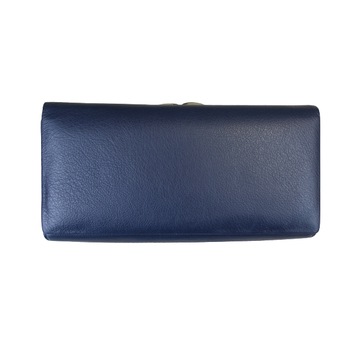 Portofel din piele naturala, Hassion model A-03 Dark Blue Portofel din piele naturala, Hassion model A-03 Dark Blue