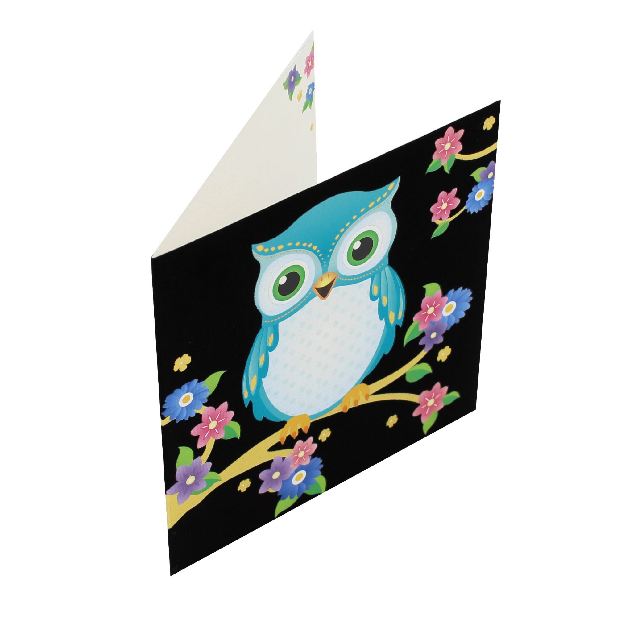 Felicitare Gold Elegant Owl