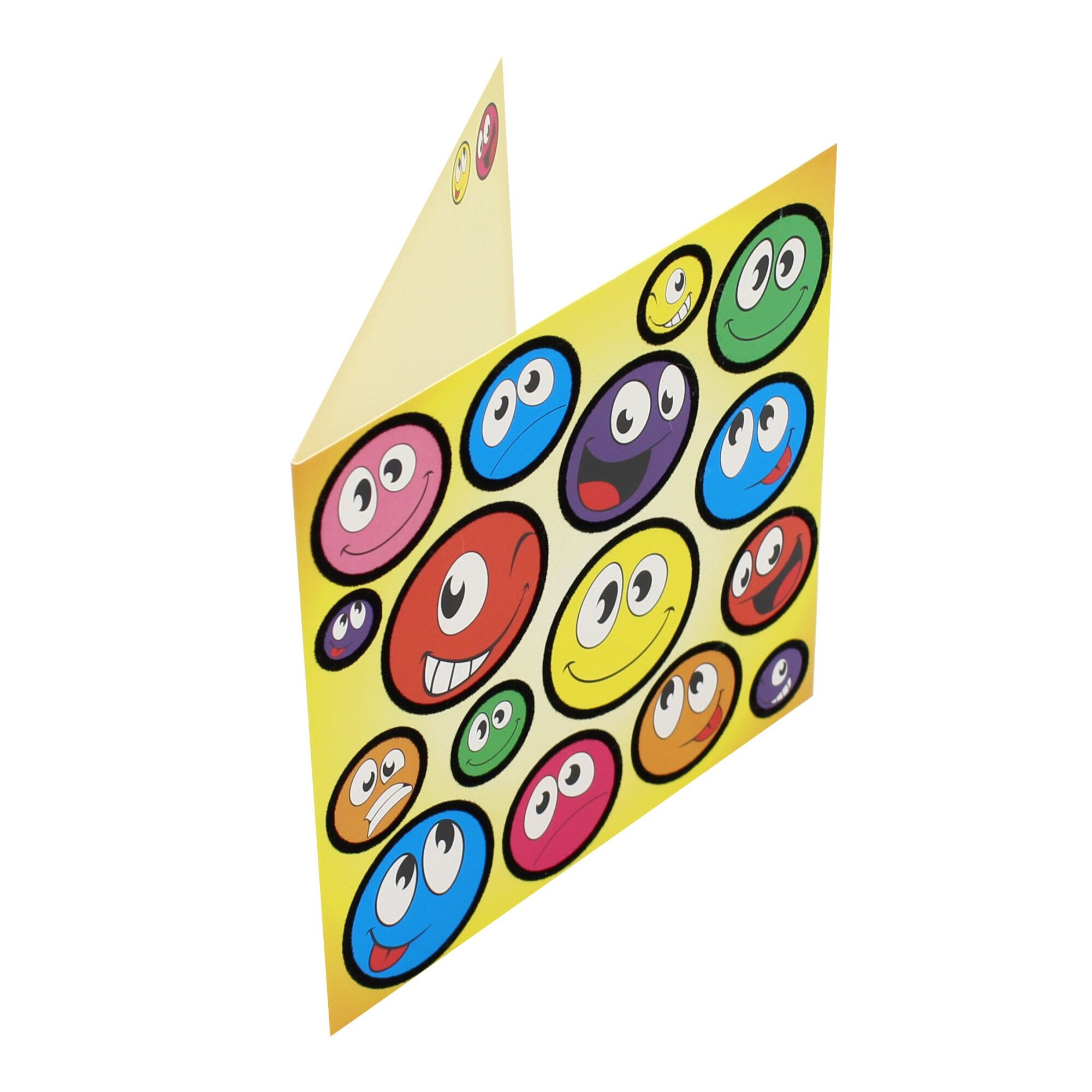 Felicitare Gold Happy Faces