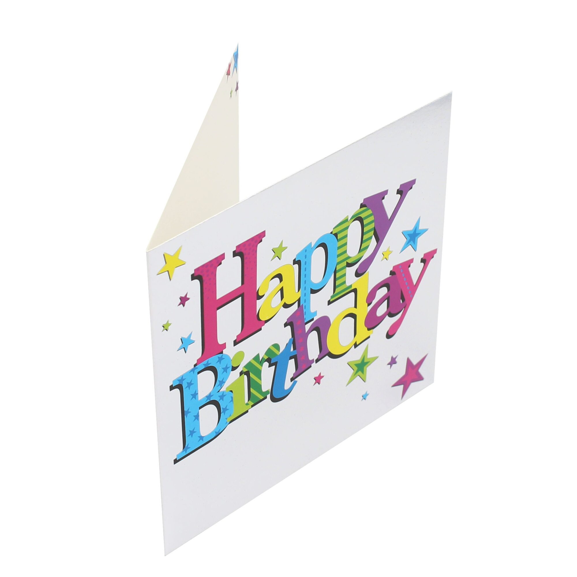 Felicitare Gold Holo Birthday