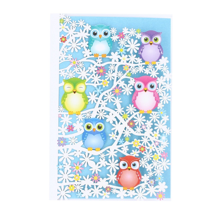 Felicitare Premium Laser Owl