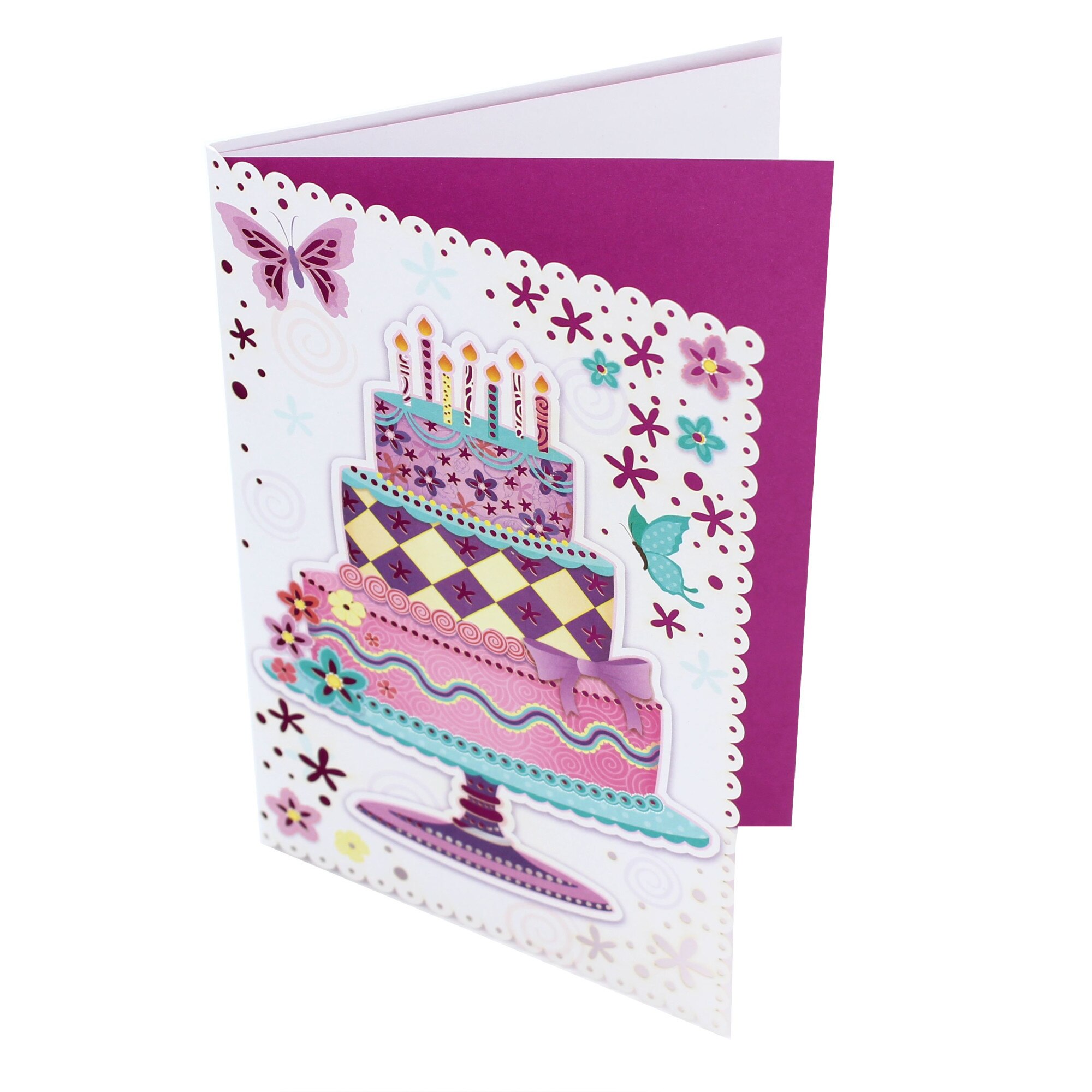 Felicitare Premium Laser Fantasy Cake