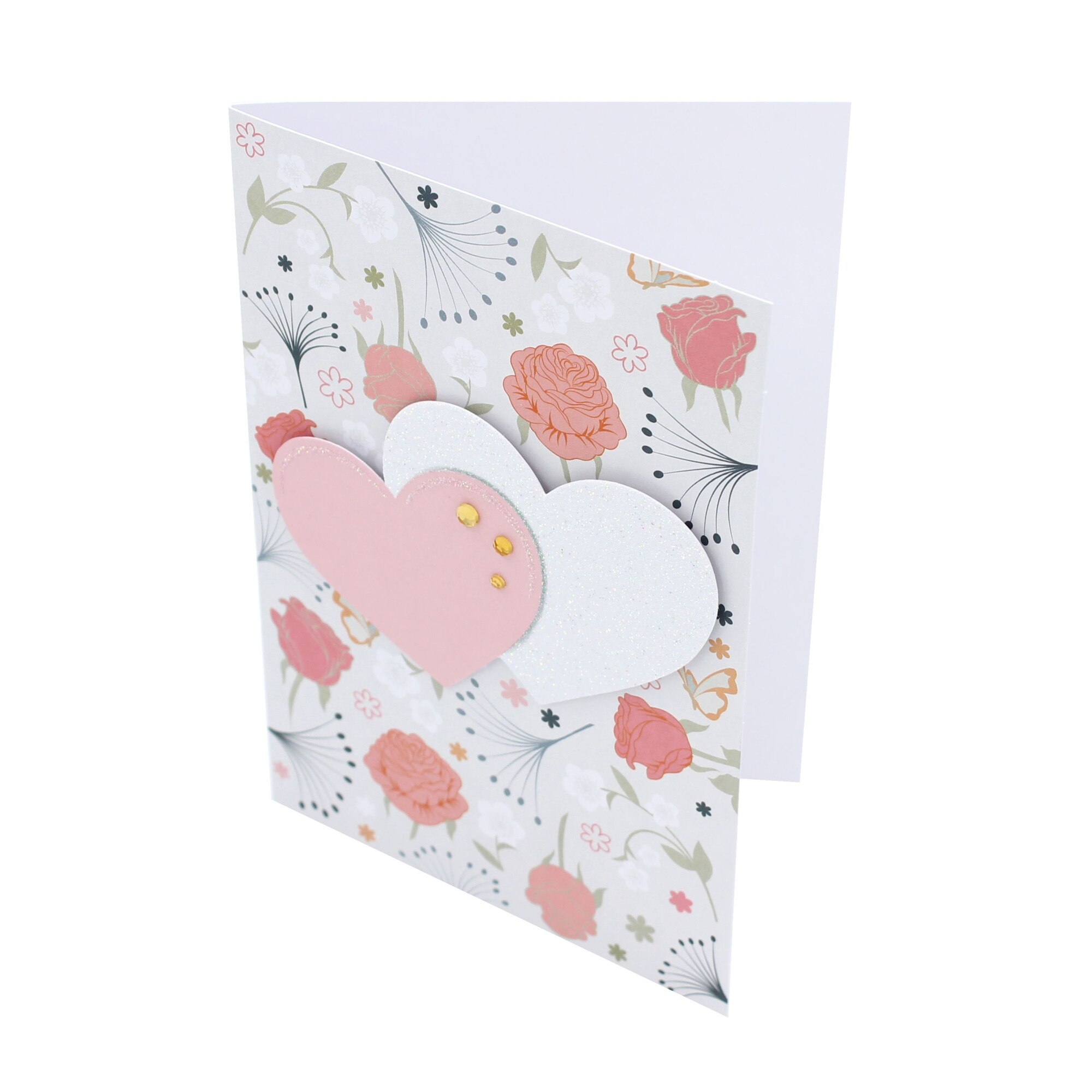 Felicitare Top Trend Decorated Hearts