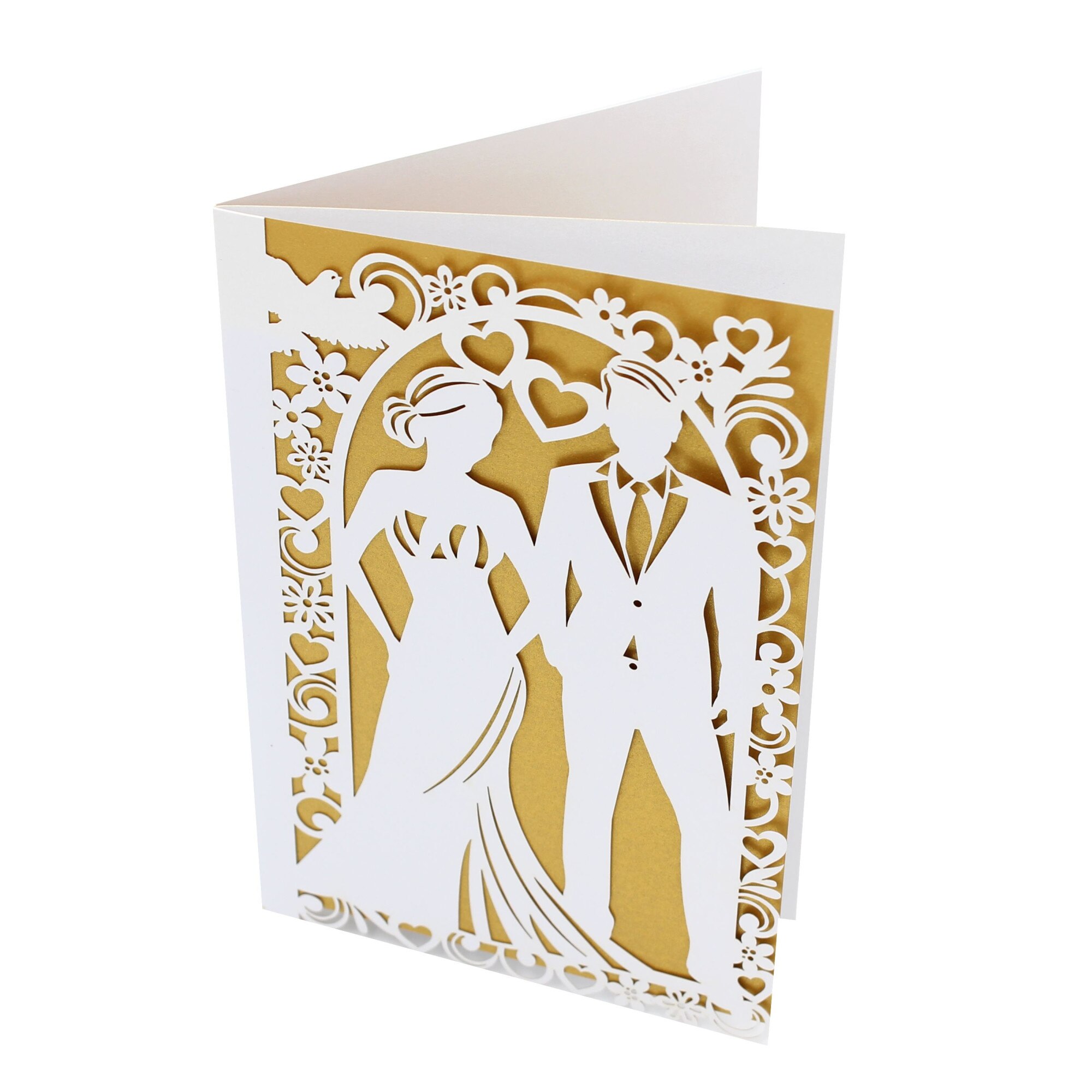 Felicitare Premium Laser Wedding