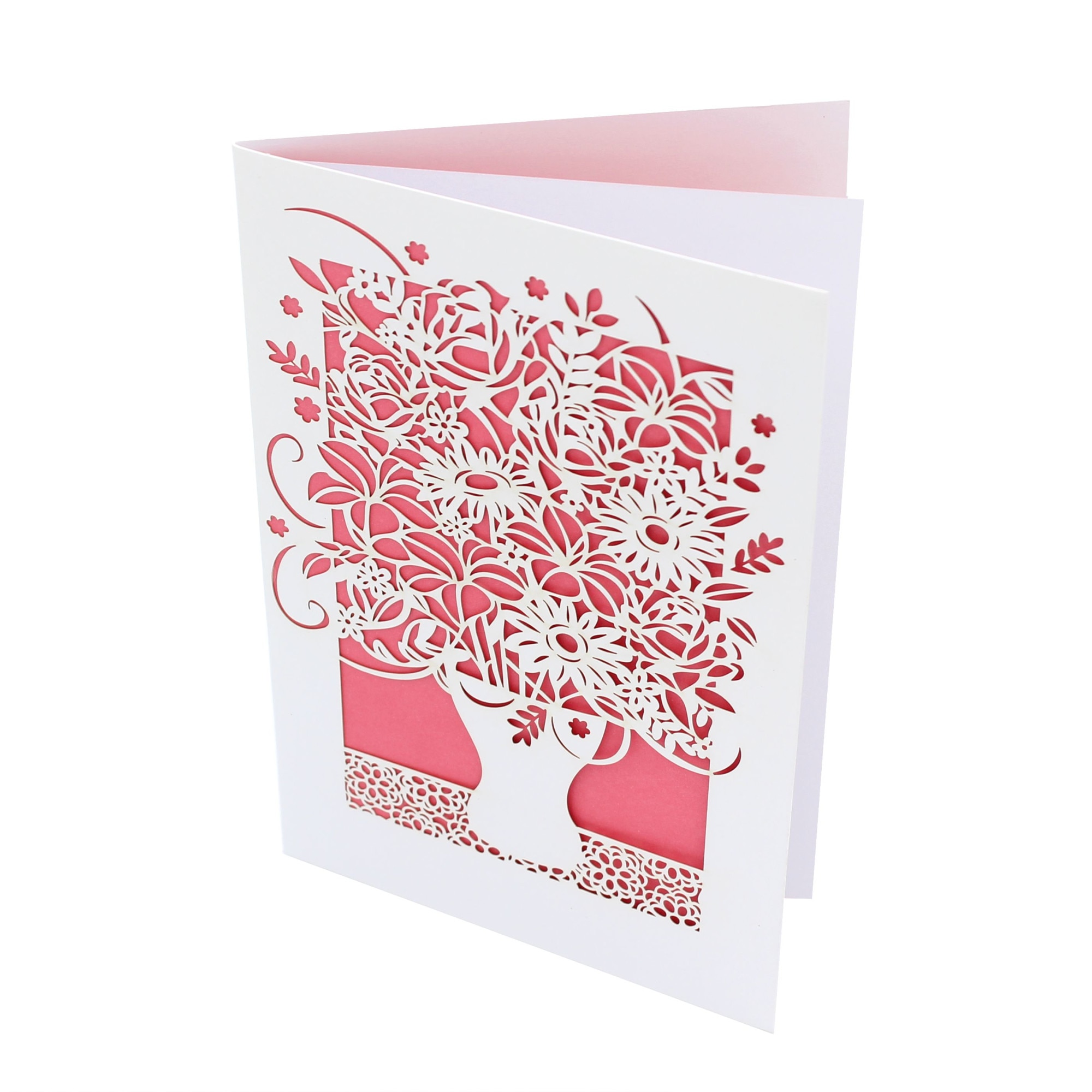 Felicitare Premium Laser Bouquet