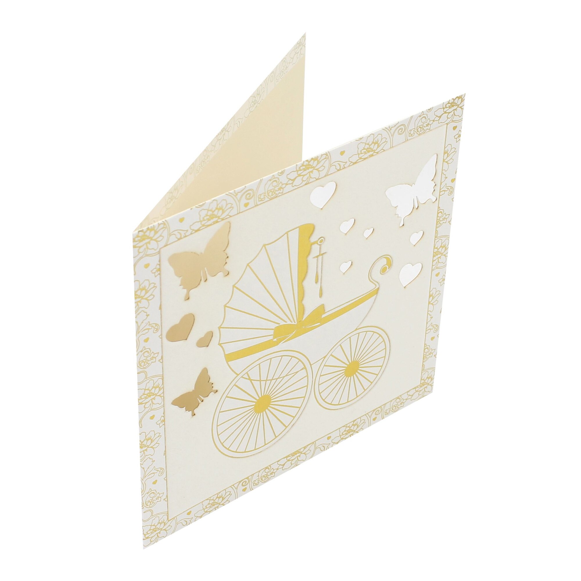 Felicitare Premium Elegant Baby Stroller