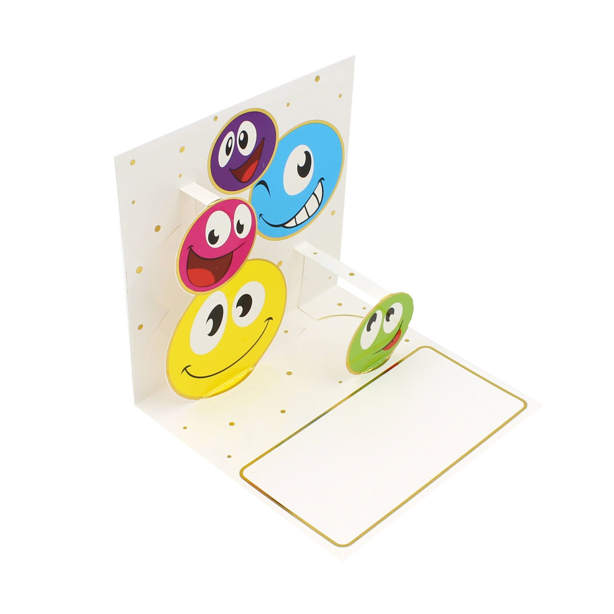 Felicitare 3D Premium Pop-up Face