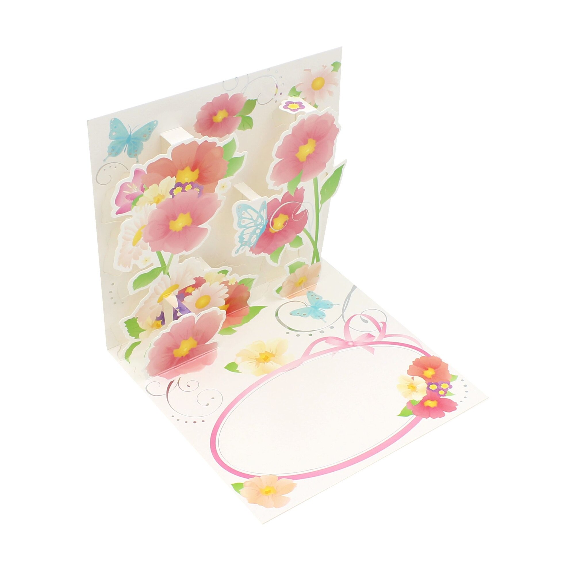 Felicitare 3D Premium Pop-up Flowers