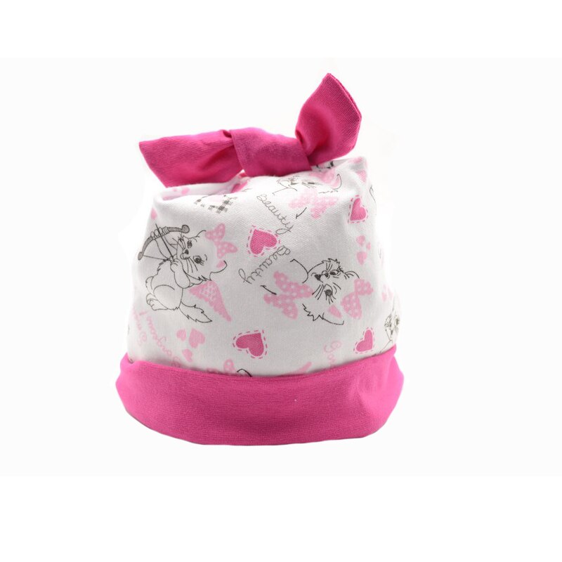 Caciula pentru fete Mic Pitic C10RZ, Roz, 40 cm