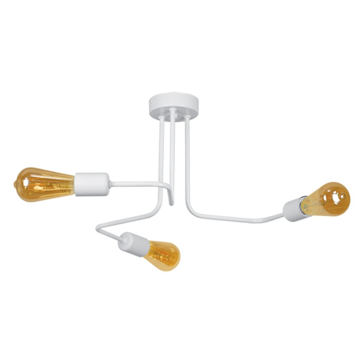 Полилей Lightstyle Тренто, 3хE27, Бял