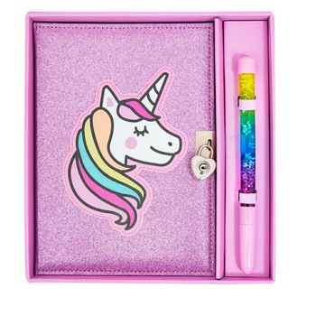 Set Toys Inn jurnal cu lacatel si pix unicorn Set Toys Inn jurnal cu lacatel si pix unicorn