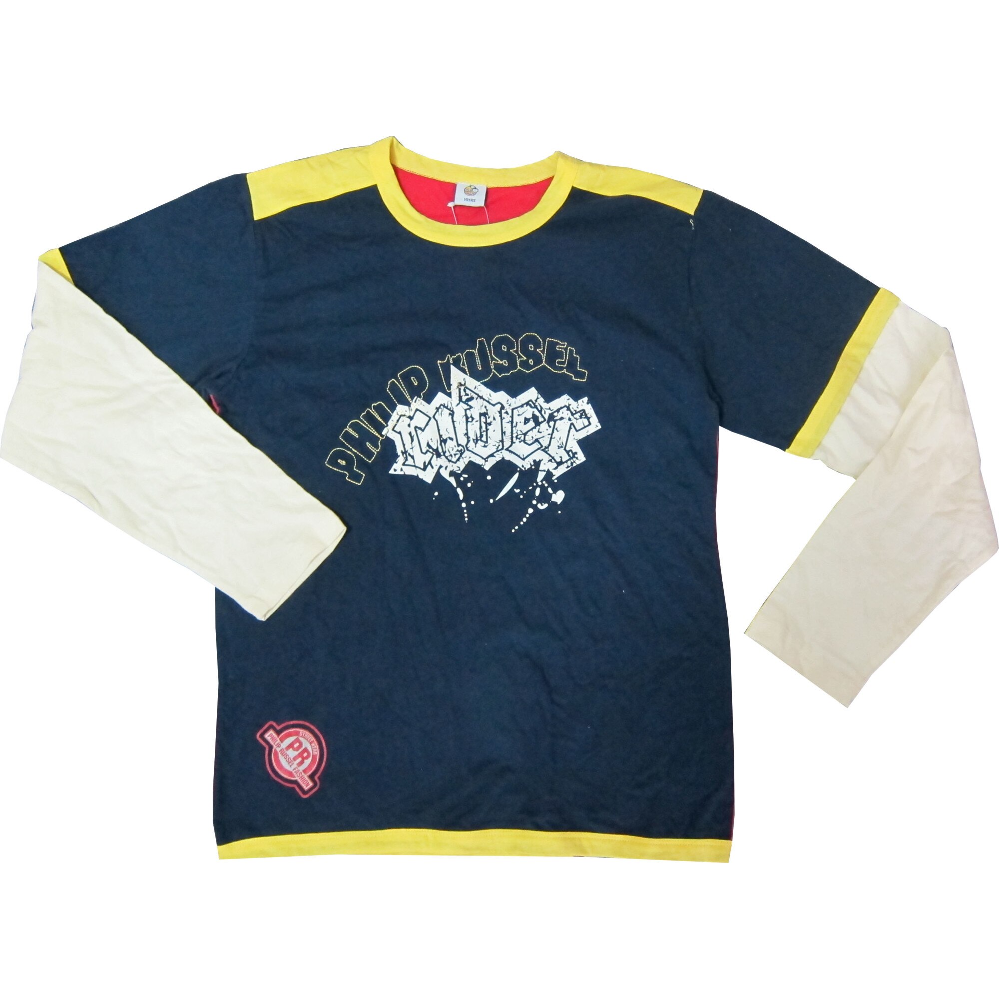 Bluza baieti, maneca lunga, Primii Pasi, Albastru/Alb, Albastru/Alb