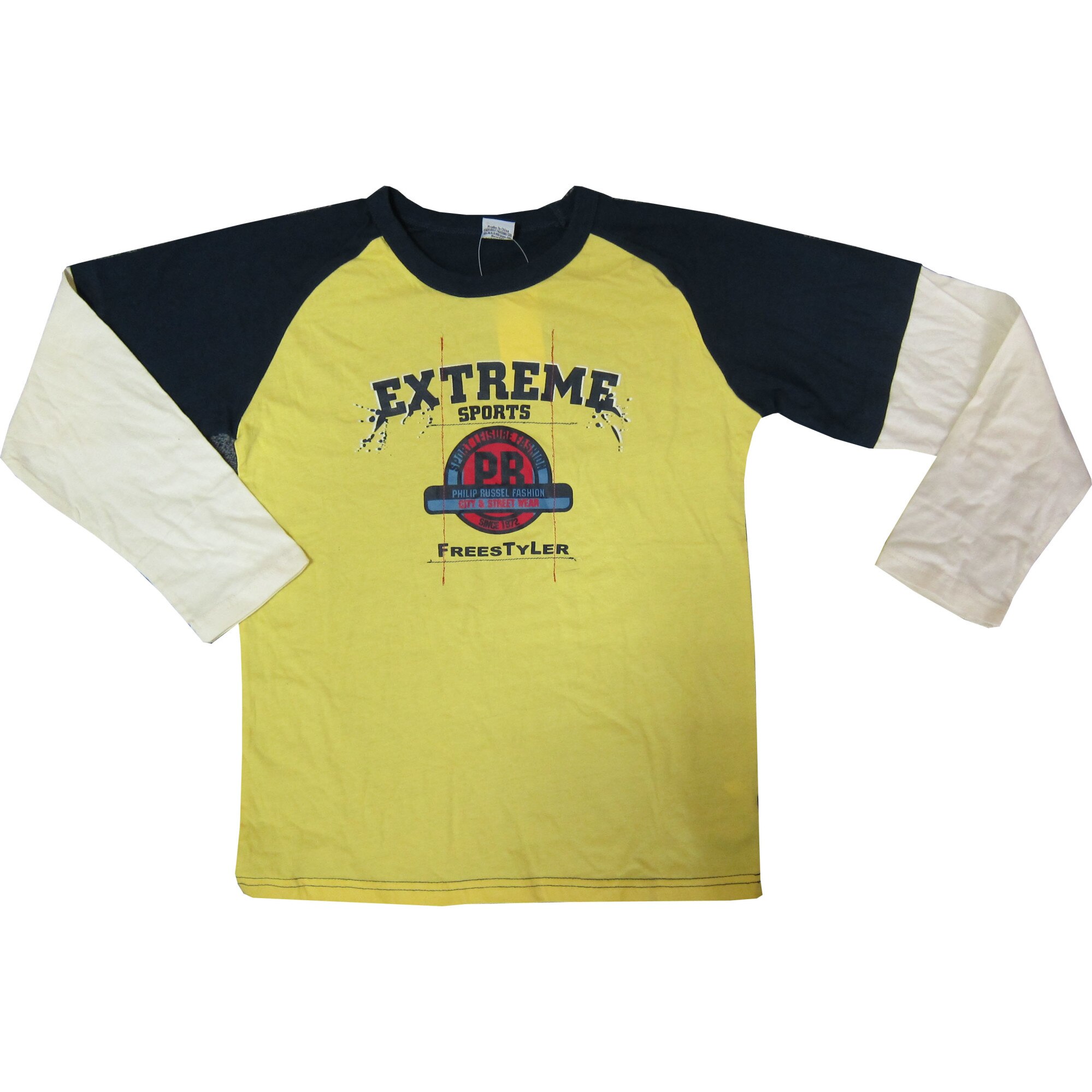 Bluza baieti, maneca lunga, Primii Pasi, Galben, Galben