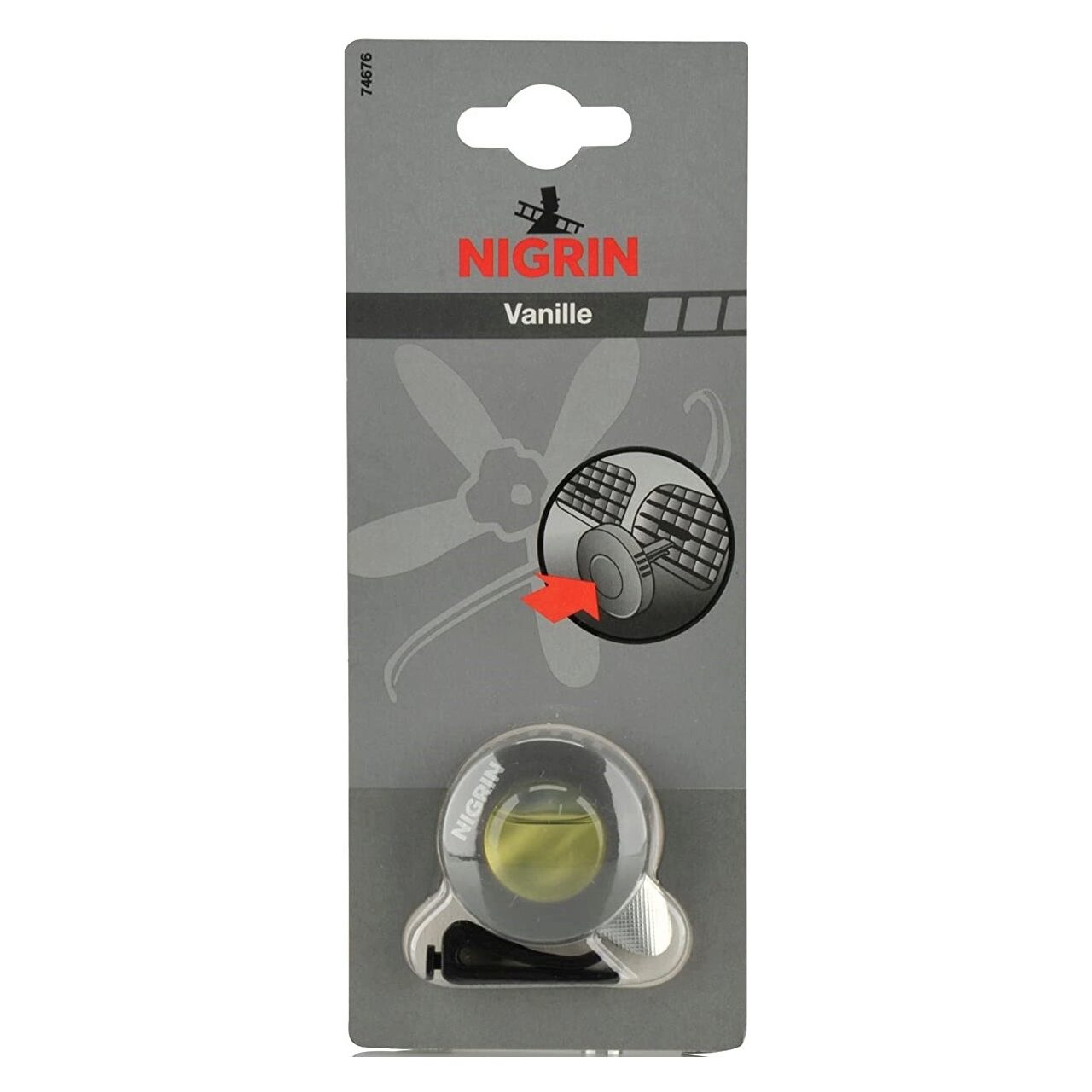 Odorizant auto, FreshPoint cu clema, Nigrin, Vanille