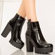 Botine dama Susa negre 38