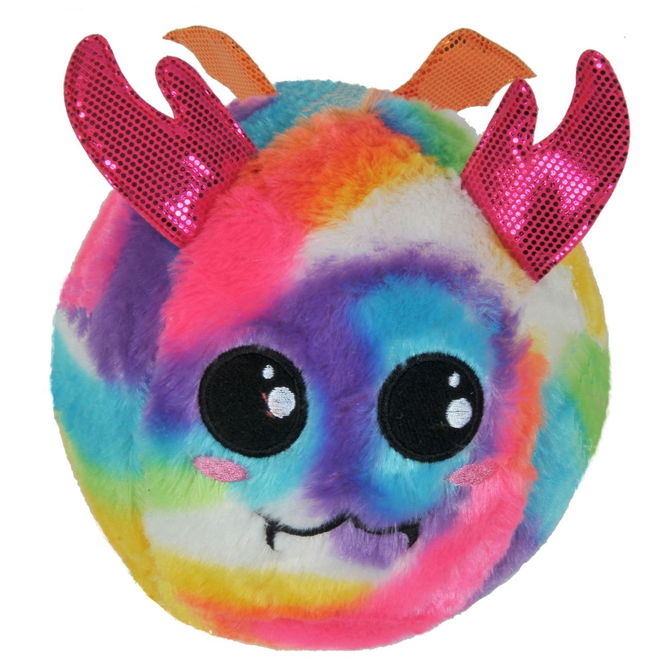 Minge pufoasa, Zola®, Liliac multicolor, 15 cm