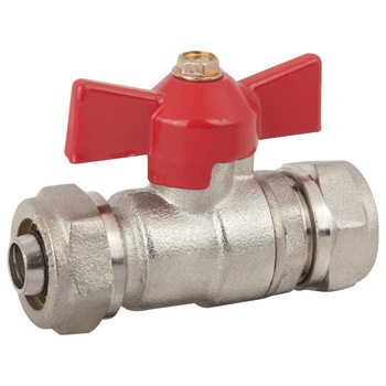 Robinet de Trecere Fluture Evosanitary, diametru intrare-iesire 16 mm, conectare PEX-PEX Robinet de Trecere Fluture Evosanitary, diametru intrare-iesire 16 mm, conectare PEX-PEX
