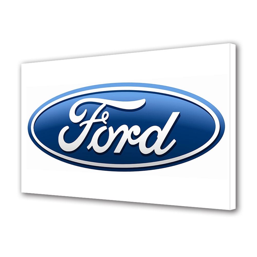 Tablou Canvas Luminos in intuneric VarioView LED, Auto Moto, Ford Logo, 40 x 60 cm