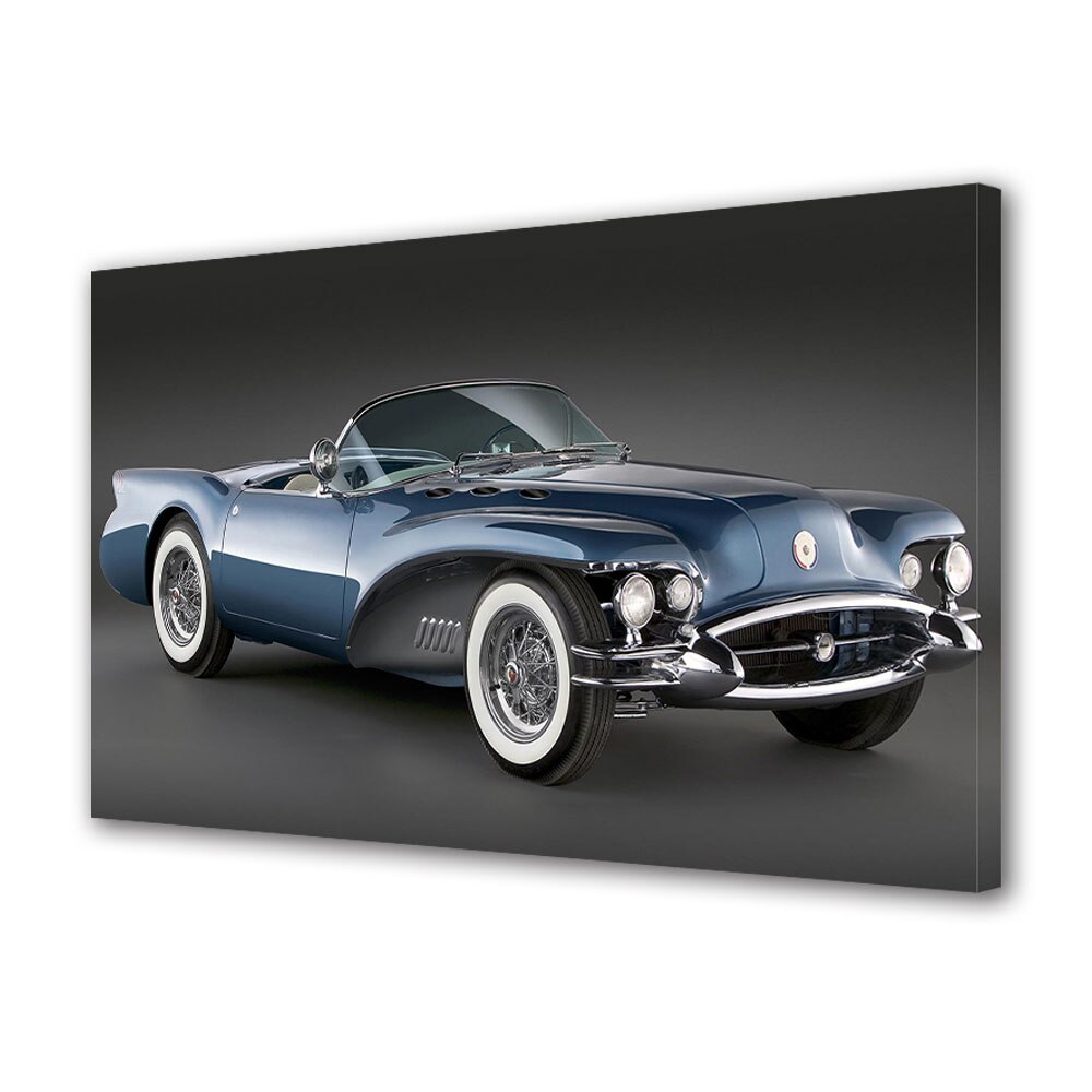 Tablou Canvas Luminos in intuneric VarioView LED, Auto Moto, Buick Wildcat II Concept Car 1954, 40 x 60 cm