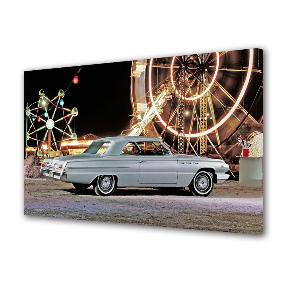 Tablou Canvas Luminos in intuneric VarioView LED, Auto Moto, Buick LeSabre 1962, 30 x 45 cm