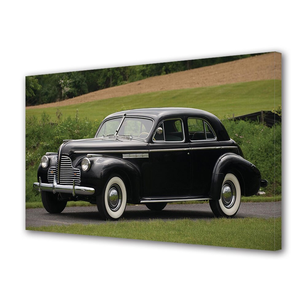 Tablou Canvas Luminos in intuneric VarioView LED, Auto Moto, Buick Roadmaster Sedan 1940, 30 x 45 cm