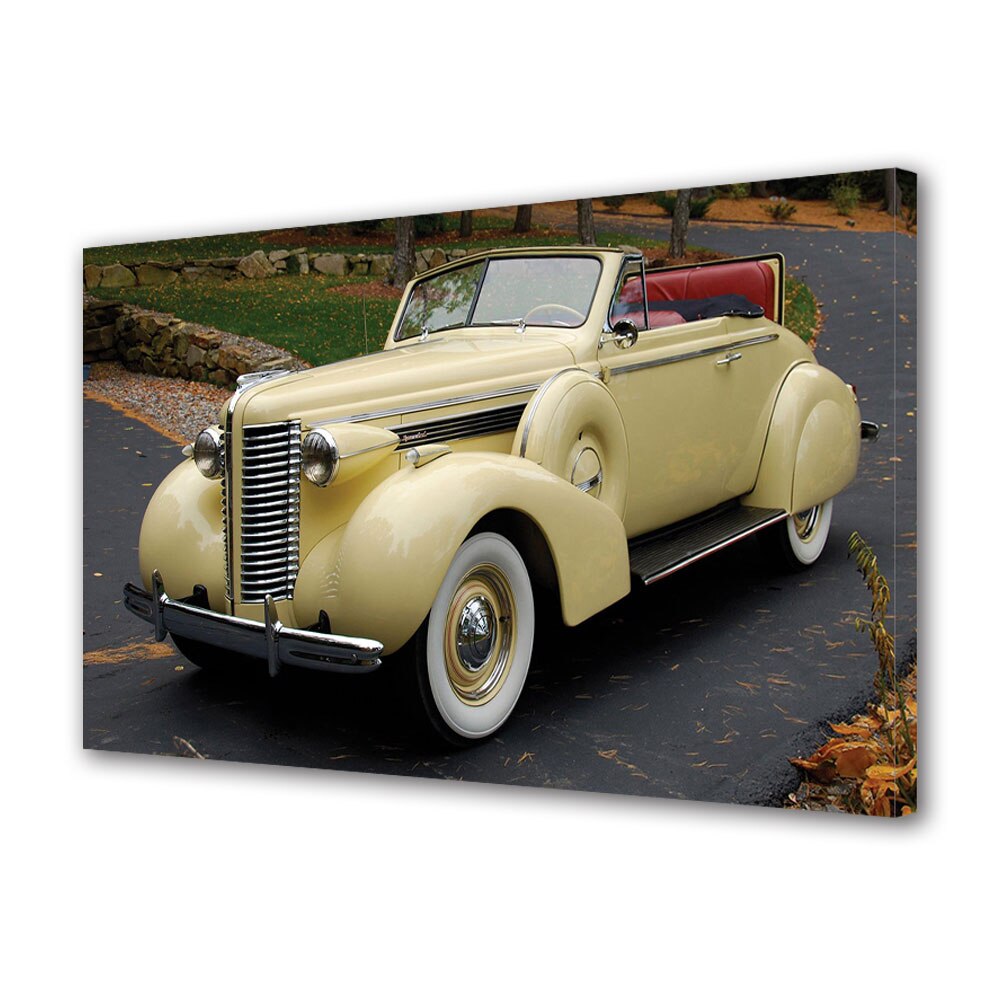 Tablou Canvas Luminos in intuneric VarioView LED, Auto Moto, Buick Special Convertible 1938, 30 x 45 cm