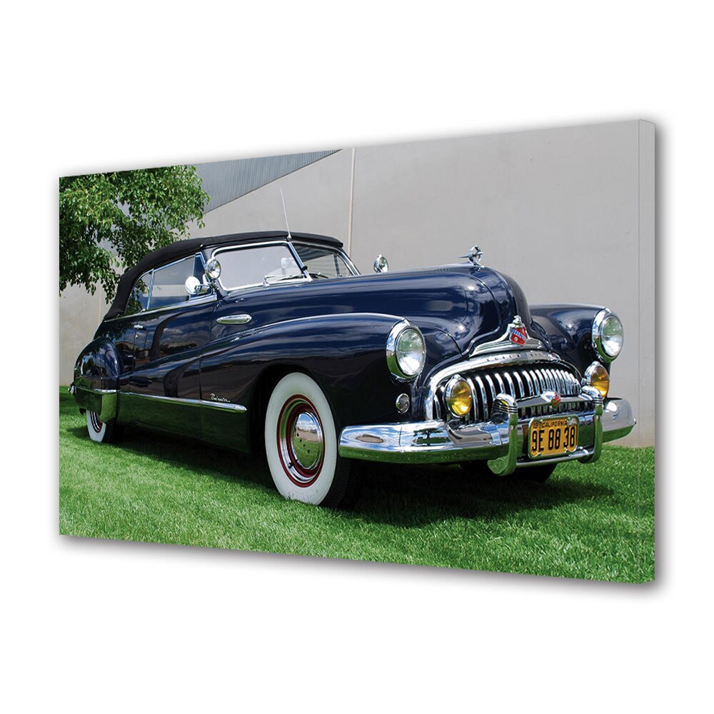 Tablou Canvas Luminos in intuneric VarioView LED, Auto Moto, 1948 Buick Roadmaster Convertible, 40 x 60 cm