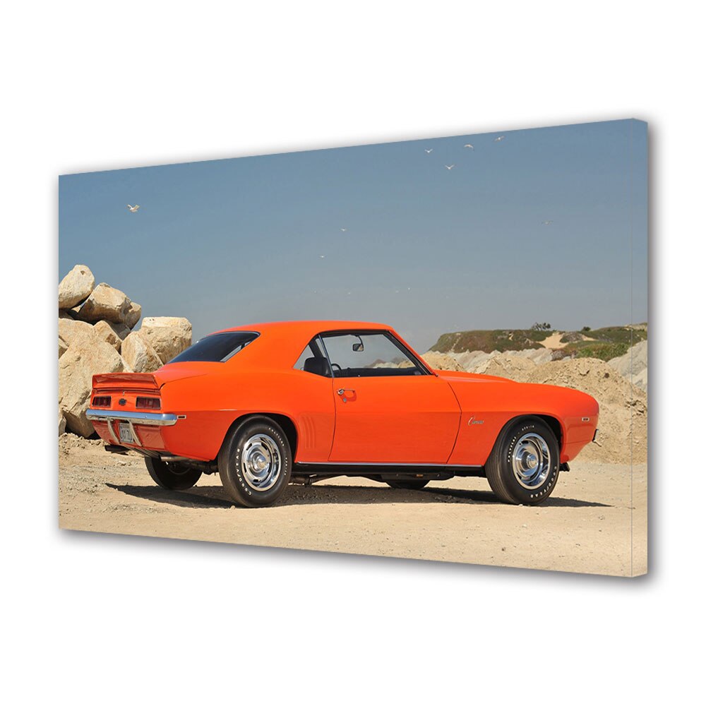 Tablou Canvas Luminos in intuneric VarioView LED, Auto Moto, Chevrolet Camaro ZL-1 (MkI) 1969, 40 x 60 cm