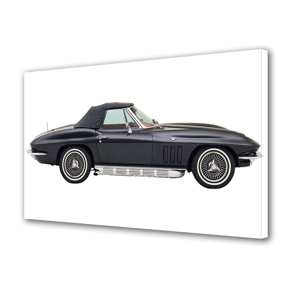 Tablou Canvas Luminos in intuneric VarioView LED, Auto Moto, Chevrolet Sting Ray, 30 x 45 cm