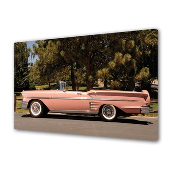 Tablou Canvas Luminos in intuneric VarioView LED, Auto Moto, Chevrolet Bel Air Impala Convertible 1958, 30 x 45 cm Tablou Canvas Luminos in intuneric VarioView LED, Auto Moto, Chevrolet Bel Air Impala Convertible 1958, 30 x 45 cm