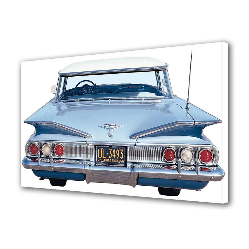 Tablou Canvas Luminos in intuneric VarioView LED, Auto Moto, 1960 Chevrolet Impala Sport Sedan, 40 x 60 cm